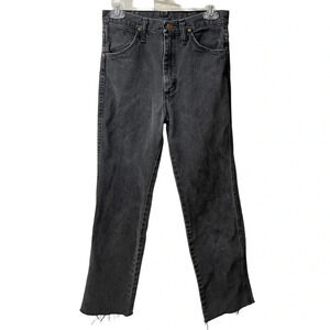 Wrangler Cowboy Cut straight leg jeans. Light black, size 28.